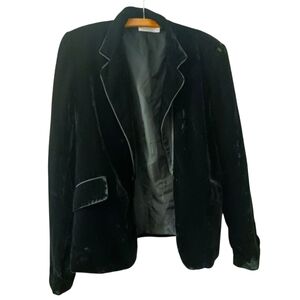 Ricki's Black Velvet Blazer Jacket// Sz. 12